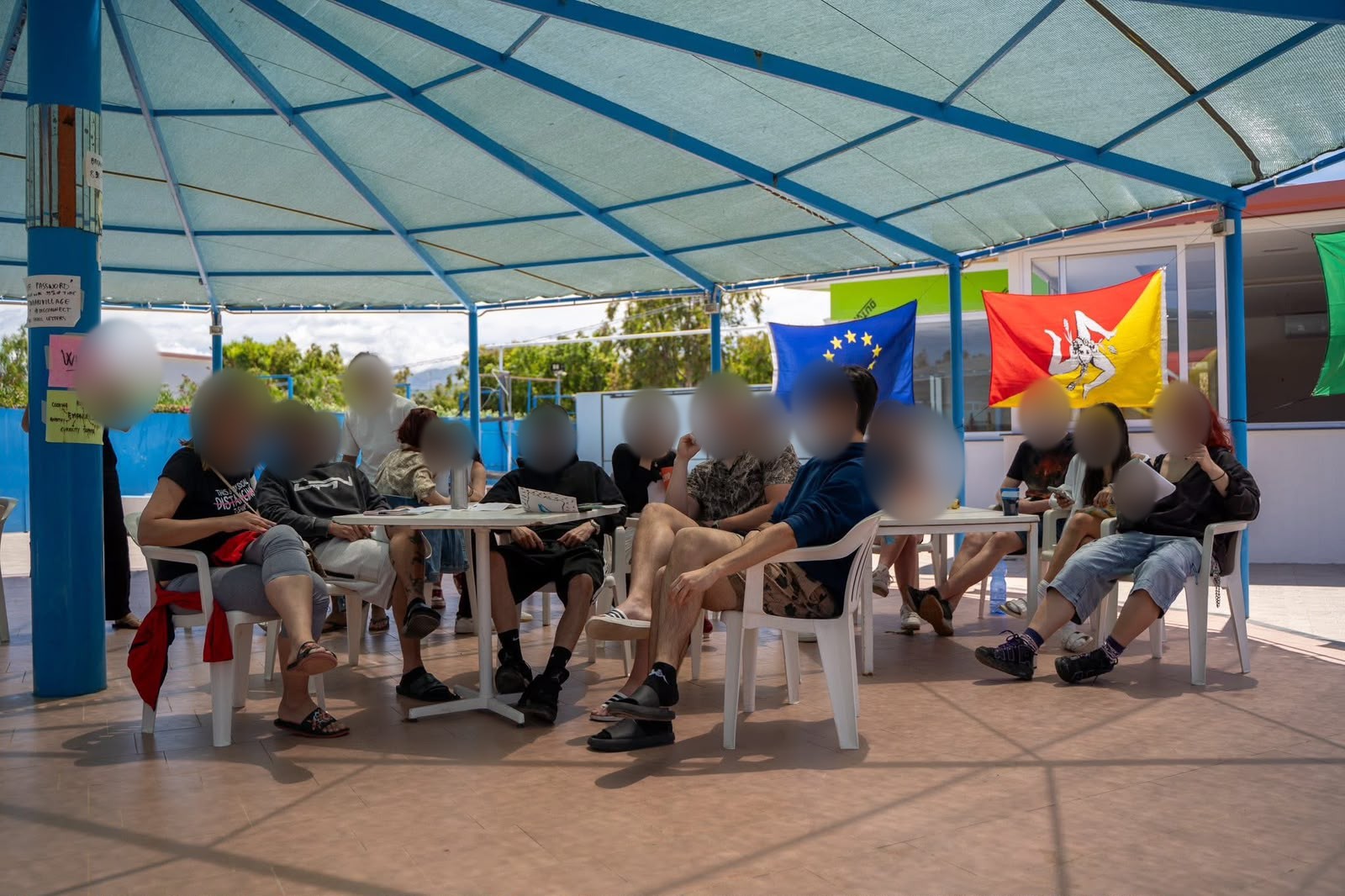Outdoor session in Sicily